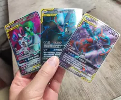 Pokemon TCG S-Chinese TAG TEAM 3 GX Card Sylveon Espeon Umbreon Set NM - Image 2