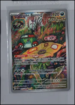 Pokemon Card Brute Bonnet (207/182) Illustration Rare Paradox Rift - Image 1