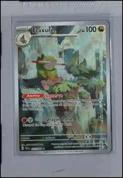 Pokemon Card Fraxure (077/064) Illustration Rare Shrouded Fable - Image 1