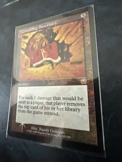 Crumbling Sanctuary Artifact LP FOIL Mercadian Masques MTG Magic The Gathering - Image 5