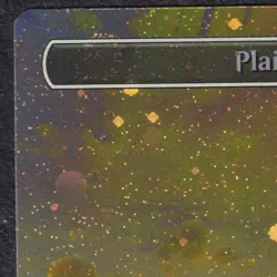 MTG Magic PLAINS 486 Unfinity Extra Collector Galaxy Foil Collector NEAR MINT NM - Image 3