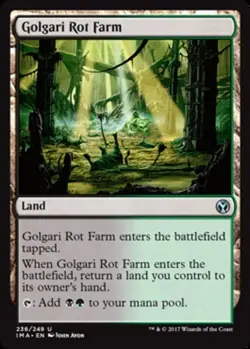 Golgari Rot Farm ~ Near Mint Iconic Masters MTG Magic UltimateMTG Land Card - Image 1