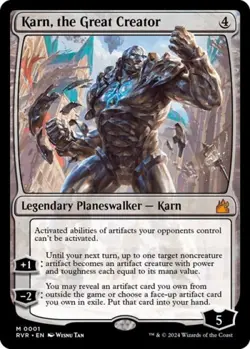 Karn, the Great Creator -Foil Near Mint MTG Ravnica Remastered - Image 1