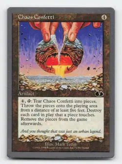 Chaos Confetti Unglued Magic The Gathering MTG Card - Image 1