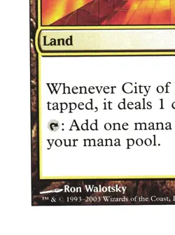 Magic The Gathering EIGHTH 8TH EDITION 2003 8ED #322 City of Brass LP NM LOT1 - Image 5