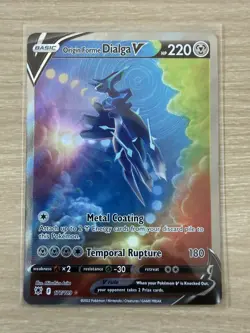 Origin Forme Dialga V 177/189 Pokemon Astral Radiance Holo Full Art Card - NM/M - Image 3