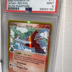 PSA 9 Mint 2006 POKEMON EX HOLON PHANTOMS #11 LATIAS REVERSE HOLO FOIL RARE - Image 2