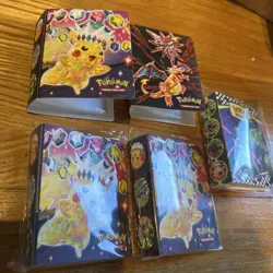 5 x Pokemon TCG Mini Portfolio Album Pokemon binders bulk - Image 2