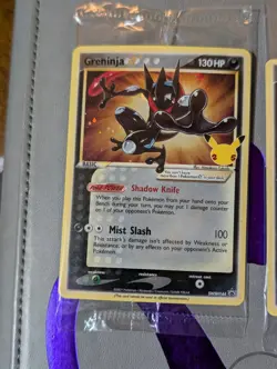 Pokemon TCG Greninja Gold Star SWSH144 Celebrations ETB Promo Sealed - Lot of 5 - Image 2