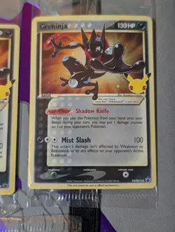 Pokemon TCG Greninja Gold Star SWSH144 Celebrations ETB Promo Sealed - Lot of 5 - Image 4