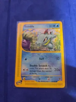 2002 E-Reader- Expedition Totodile #134 Non Holo Pokemon Card - Image 1