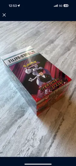 Pokemon Destined Rivals BUILD AND BATTLE SEALED DISPLAY BOX set of 10 - Image 1