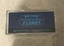 Phantasmal Flames Pokemon Center Elite Trainer Box ETB with Acrylic case - Image 5