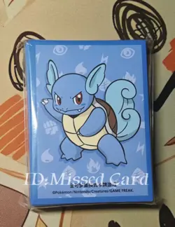 Pokemon Chinese Card Sleeve set (64 Pieces) New Sealed-Wartortle - Image 1