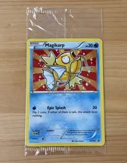 Pokemon Shiny Magikarp XY143 Black Star Promo Holo 2016 Sealed - Image 1