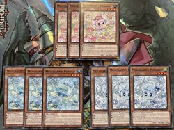 YuGiOh Mulcharmy Fuwalos Mulcharmy Purulia Mulcharmy Meowls PLAYSETS 9 Card Set - Image 1