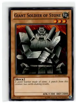 Yu-Gi-Oh! Giant Soldier of Stone Common LCYW-EN007 Moderately played Unlimited - Image 1