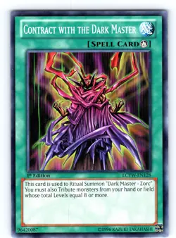 Contract with the Dark Master Common 1st Edition LCYW-EN128 LP - Image 1