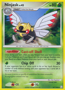 Ninjask 67/146 Uncommon | Legends Awakened | Pokemon Card - Image 1