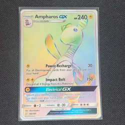 Ampharos GX - 185/181 - Secret Rare - Team Up - Pokemon Card - LP - Image 1