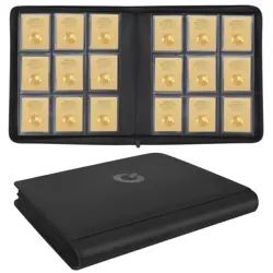 Toploader Binder, top loader binder for cards, Holds 324 Toploaders, 9-pocket - Image 1