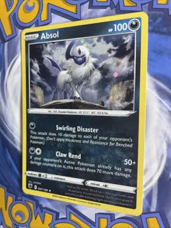 COSMOS HOLO SWIRL Absol 097/189 - Pokemon Astral Radiance Rare Holo Card 🌀LP++ - Image 3