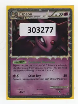 (303277) ESPEON PRIME 81/90 Ultra Rare Holo HGSS Undaunted Pokemon Card - NEW - Image 1