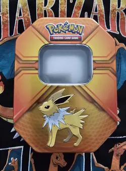 Pokemon TCG XY Jolteon EX Power Trio Tin - 2017 - *EMPTY* (Tin Only, No Cards) - Image 1
