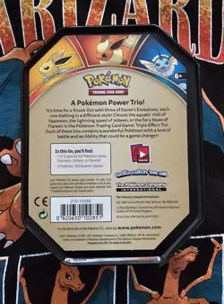 Pokemon TCG XY Jolteon EX Power Trio Tin - 2017 - *EMPTY* (Tin Only, No Cards) - Image 2