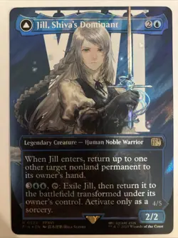 Magic: The Gathering - Final Fantasy - Jill, Shiva's Dominant Surge Foil - 0523 - Image 1
