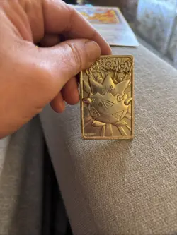 23K Gold Plated Togepi Egg Pokemon Card Burger King Promotion 1999 Nintendo #gi3 - Image 2