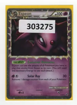 (303275) ESPEON PRIME 81/90 Ultra Rare Holo HGSS Undaunted Pokemon Card - NEW - Image 1