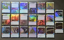 Star Wars Unlimited - LoF - Complete C FOIL SET 20 Cards - Villainy/heroism - Image 1