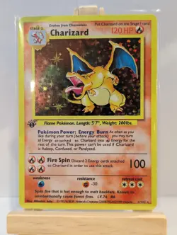 Custom Fan Art Charizard High Quality Custom Card Foil Finish - Image 2