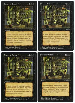 Sewers of Estark x4 4x Book Promos PLAYSET Black Promo Instant MTG NM AZ1 - Image 1