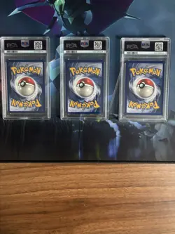 Pokemon TCG - TRIO - 1st Edition Moltres Zapdos & Articuno Fossil Set - PSA 7 NM - Image 2