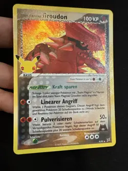 Team Magma's Groudon 9/95 Holo Rare Pokemon Celebrations CEL 2021 NM Deutsch - Image 3