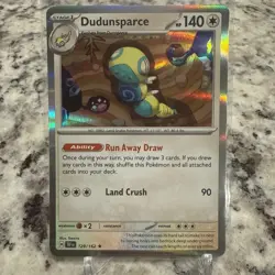 Dudunsparce Holo 129/162 Temporal Forces Pokemon TCG ?? - Image 2