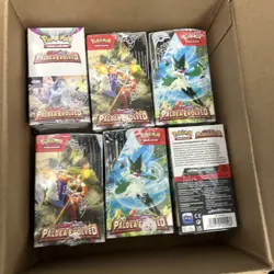 Pokemon TCG Scarlet & Violet Paldea Evolved Half Booster Box 18 Packs Sealed ✅ - Image 1