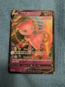 Pokemon TCG Mew V Fusion Strike 113/264 Holo Ultra Rare - Image 1