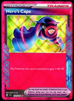 Pokemon TCG Hero's Cape 152/162 Temporal Forces ACE SPEC Rare - NM - Image 1