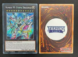 Yugioh Number 99: Utopia Dragonar BROL-EN057 Secret Rare 1st Edition Near Mint - Image 1