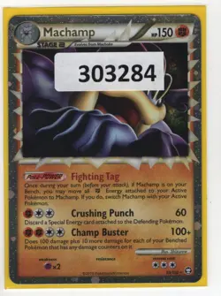 (303284) MACHAMP PRIME 95/102 Ultra Rare Holo HGSS Triumphant Pokemon Card - NEW - Image 1