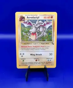 Aerodactyl 1/62 Fossil Set Holo Rare Pokemon Card Nintendo Pokemon TCG WOTC NM - Image 1