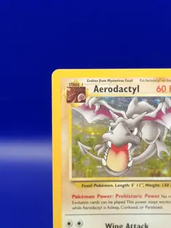 Aerodactyl 1/62 Fossil Set Holo Rare Pokemon Card Nintendo Pokemon TCG WOTC NM - Image 4