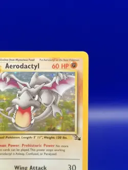 Aerodactyl 1/62 Fossil Set Holo Rare Pokemon Card Nintendo Pokemon TCG WOTC NM - Image 5