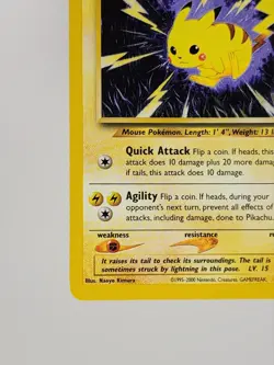 Pokemon Neo Genesis Pikachu Card 70/111 Unlimited Near Mint Condition - Image 5