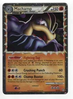 (303281) MACHAMP PRIME 95/102 Ultra Rare Holo HGSS Triumphant Pokemon Card - NEW - Image 2