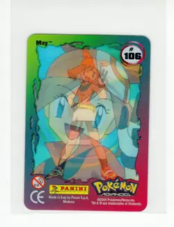 Pokemon Advanced May #106 Panini Card Italy Lenticular (TLB) - Image 2