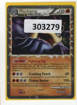 (303279) MACHAMP PRIME 95/102 Ultra Rare Holo HGSS Triumphant Pokemon Card - NEW - Image 1